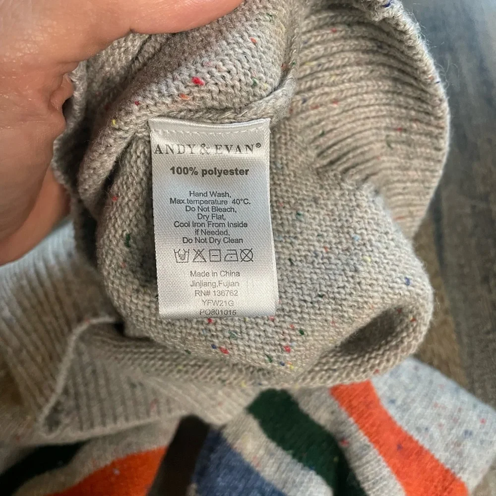 SOLD Andy + Evan Preppy spectacled sweater - Picture 8 of 9